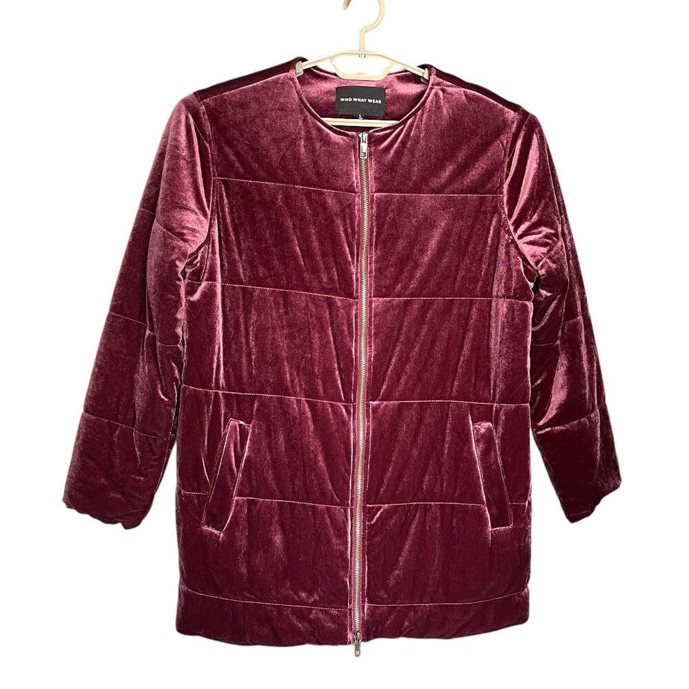 Women's Who What Wear Velvet Jacket